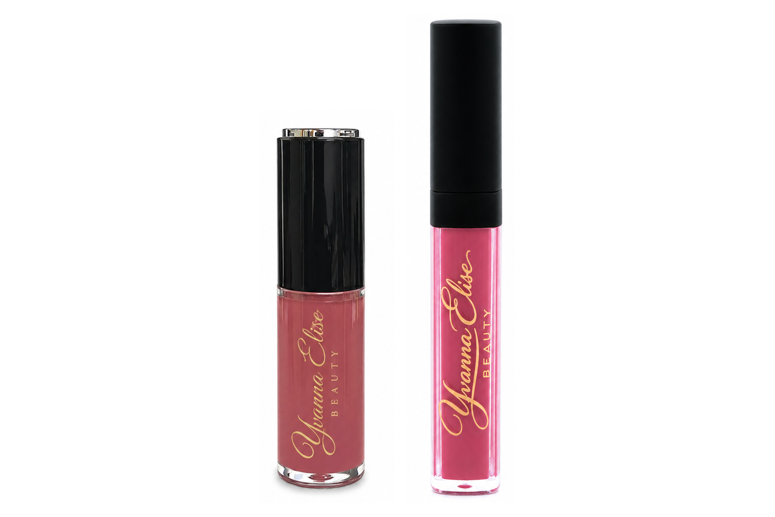 MATTE & SHINE = Lip Gloss (Velvet) + Liquid Lipstick (Blossette)
