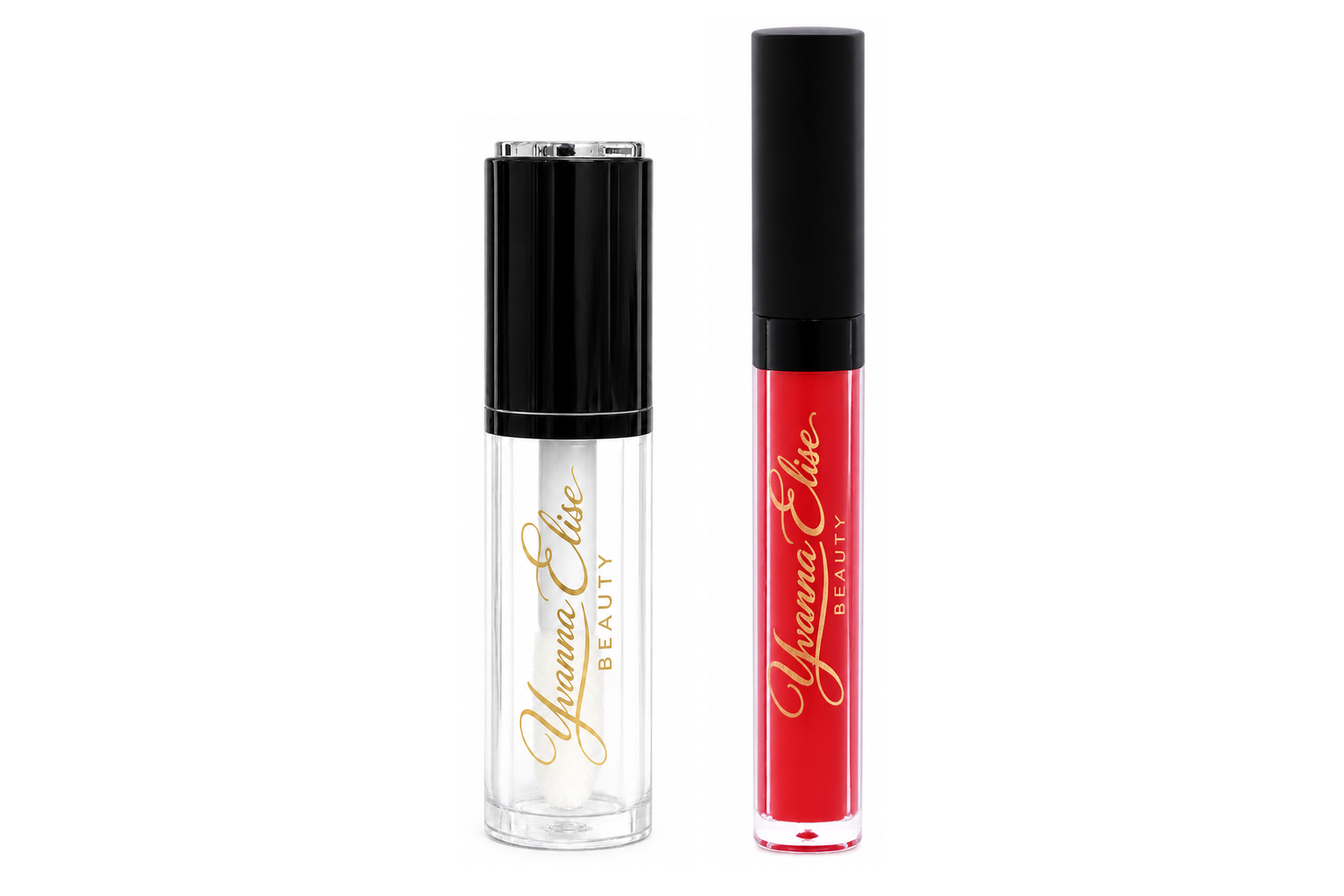 MATTE & SHINE = Lip Gloss (Clerèa) + Liquid Lipstick (Corafire)