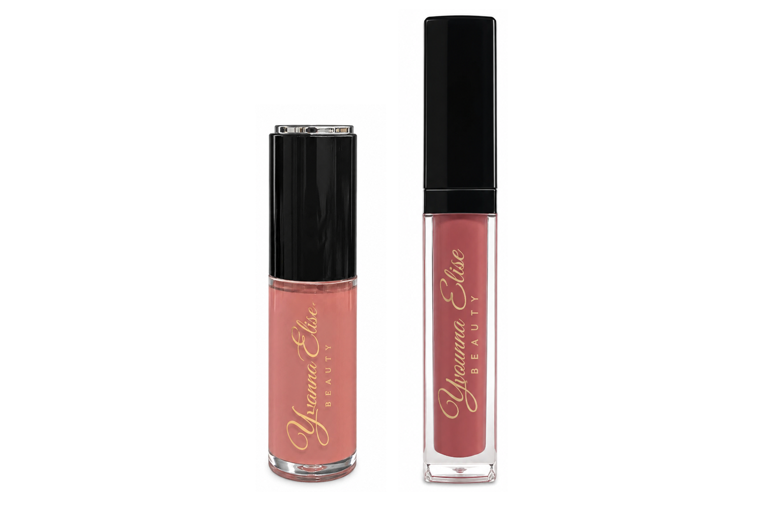 MATTE & SHINE = Lip Gloss (Muse) + Liquid Lipstick (Lavish)