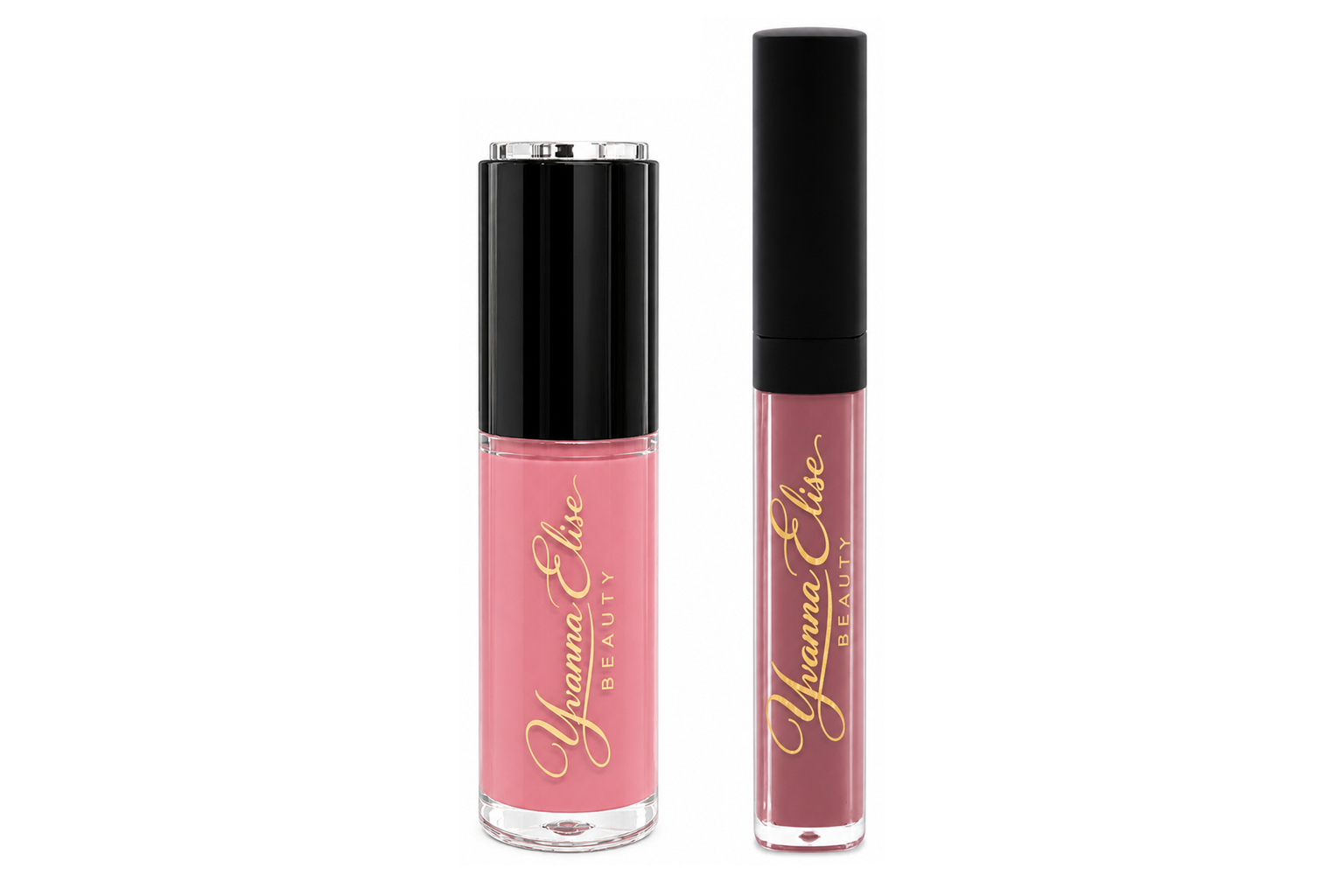 MATTE & SHINE = Lip Gloss (Rosque) + Liquid Lipstick (Zerra)